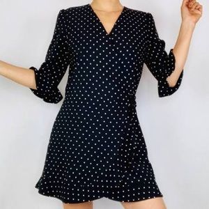 LOFT Women’s Polka Dot Wrap Dress